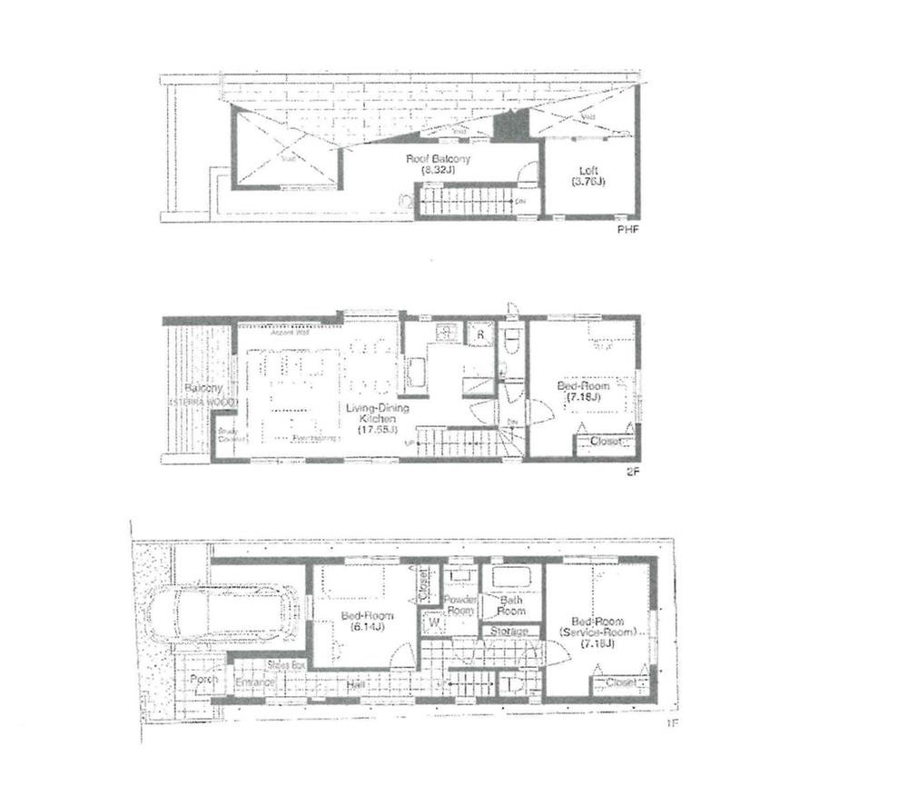 Floor plan. 76,800,000 yen, 3LDK, Land area 81.29 sq m , Building area 81.29 sq m