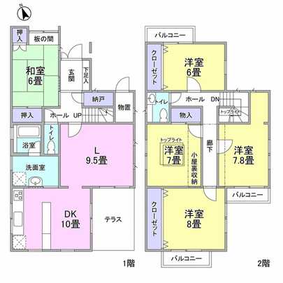 Floor plan. 5LDK + storeroom