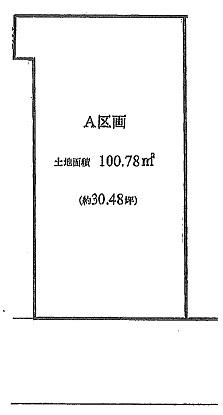 Compartment figure. Land price 64,800,000 yen, Land area 100.78 sq m