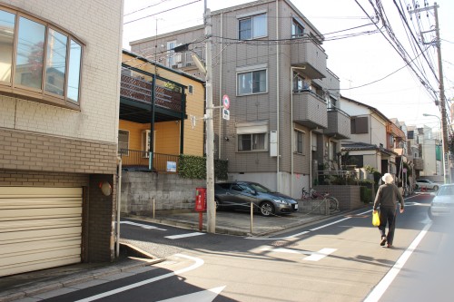 Other. Walk about 8 minutes to exit the residential area from Shimokitazawa. 