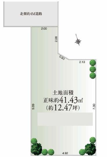 Compartment figure. 45,800,000 yen, 2LDK + S (storeroom), Land area 41.43 sq m , It is a quiet residential area of the building area 63.75 sq m excellent horse 4-chome.