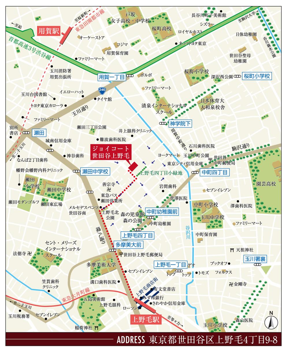 Local guide map