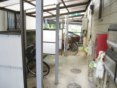 Other common areas. It is a bicycle parking space