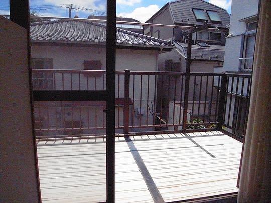 Balcony. Balconies with depth that is oriented on the south side.