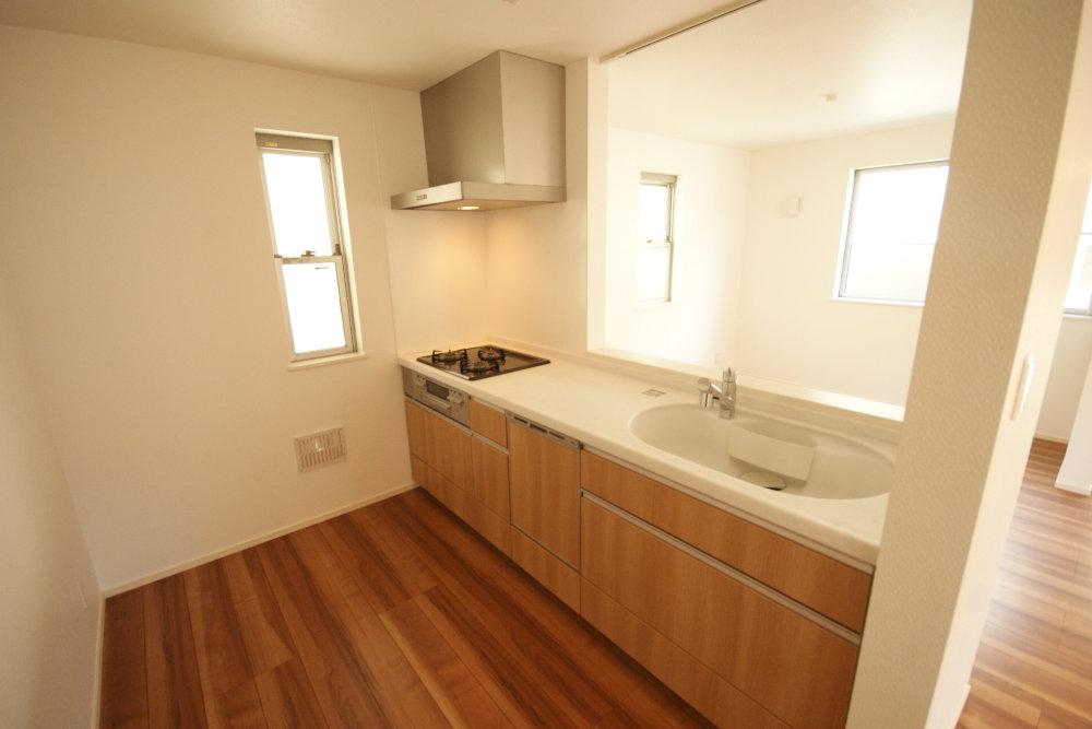 Kitchen. It is a kitchen space that housework is fun.