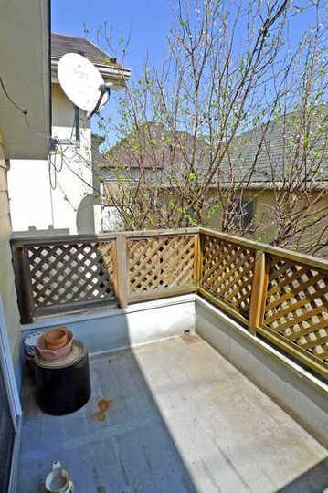 Balcony. Spacious second floor balcony of space