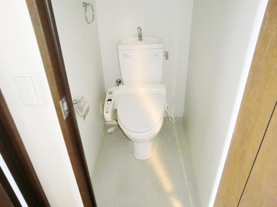 Toilet. Toilet is with a bidet