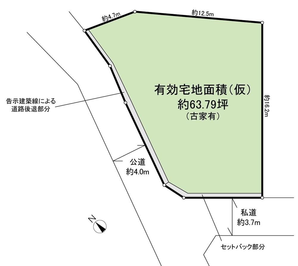 Compartment figure. Land price 128 million yen, Land area 210.9 sq m ◎ compartment view