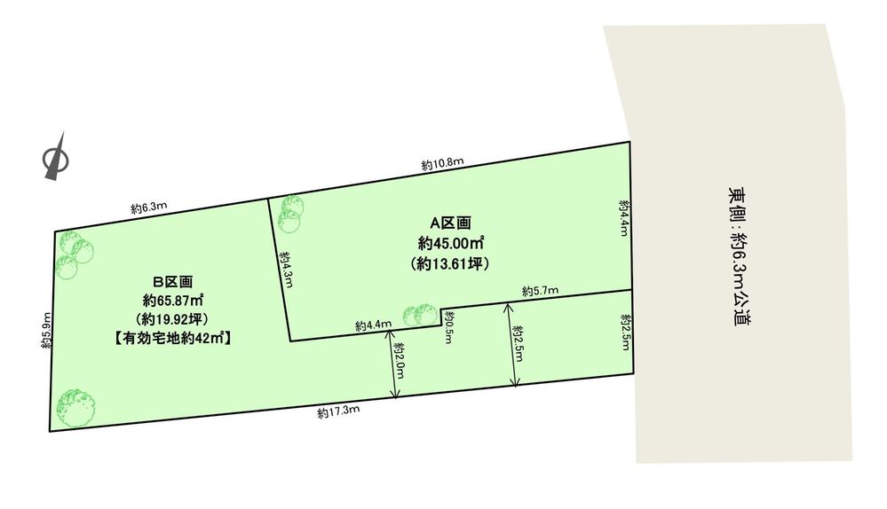 Construction completion expected view. It is a sales area of ​​all two-compartment! 