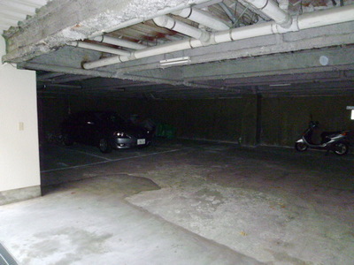 Parking lot. Underground parking equipped