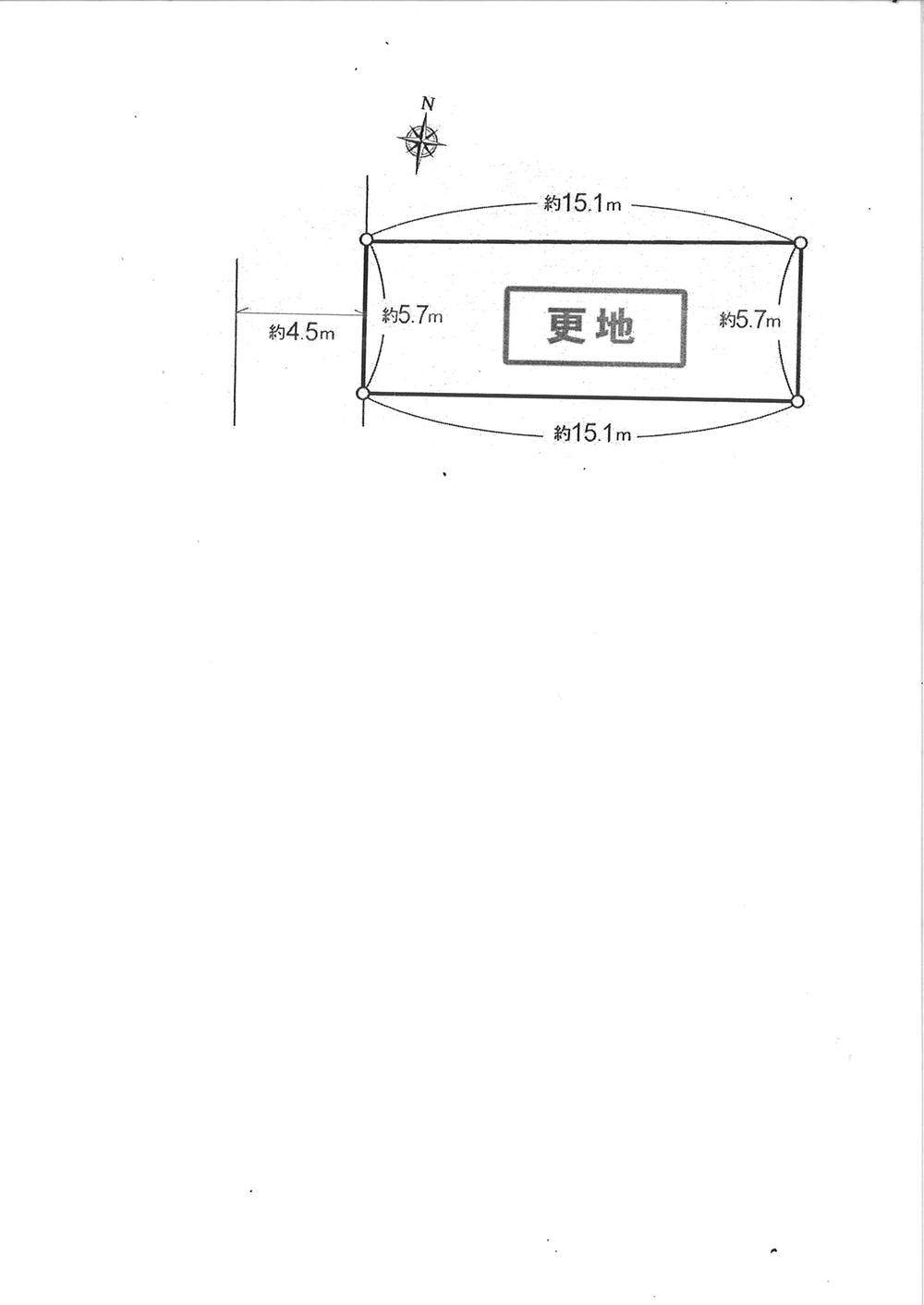 Compartment figure. Land price 44,900,000 yen, Land area 86.3 sq m