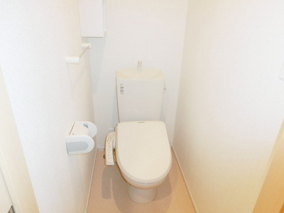 Toilet. Toilet is with a bidet