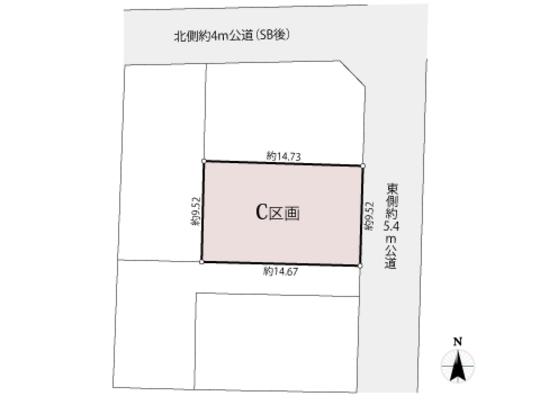 Compartment figure. Land price 118 million yen, Land area 140.04 sq m compartment view
