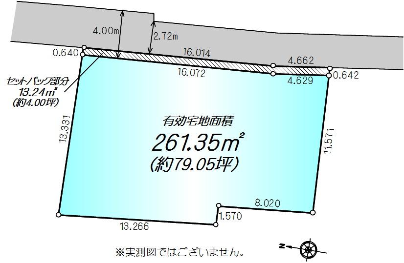 Compartment figure. Land price 200 million yen, Land area 274.59 sq m compartment view