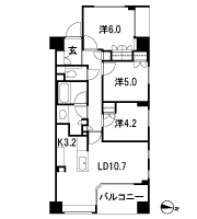 Floor: 3LDK, occupied area: 69.08 sq m, Price: 55,200,000 yen, now on sale