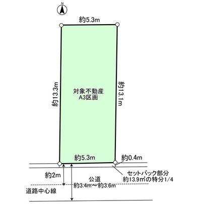 Compartment figure. Land plots [A3 compartment]         