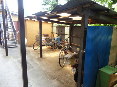 Other common areas. bicycle parking space