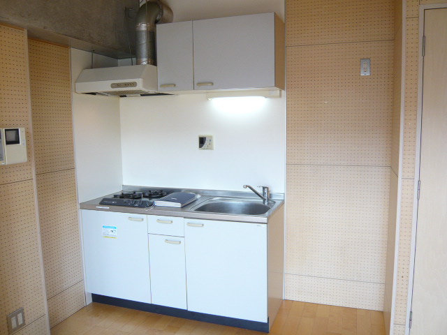 Kitchen. Gas two-burner system Kitchen / Also jewels firmly cooking space