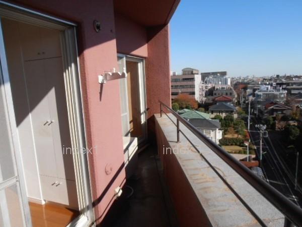 Balcony. Bright room balcony