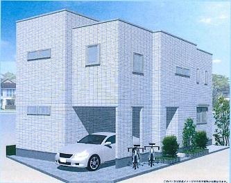 Building plan example (Perth ・ appearance). Building plan example Building area 117.17 sq m (1F 60.24 sq m  2F 56.93 sq m )