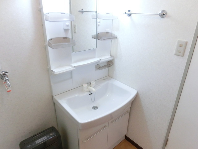 Washroom. Renovation has been independent is washstand