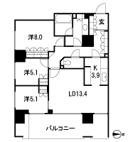 Floor: 3LD ・ K, the occupied area: 87.14 sq m, Price: 101 million yen, currently on sale