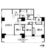 Floor: 3LD ・ K + 2ST, occupied area: 105.2 sq m, Price: 100 million 16.8 million yen ・ 100 million 21.5 million yen, currently on sale