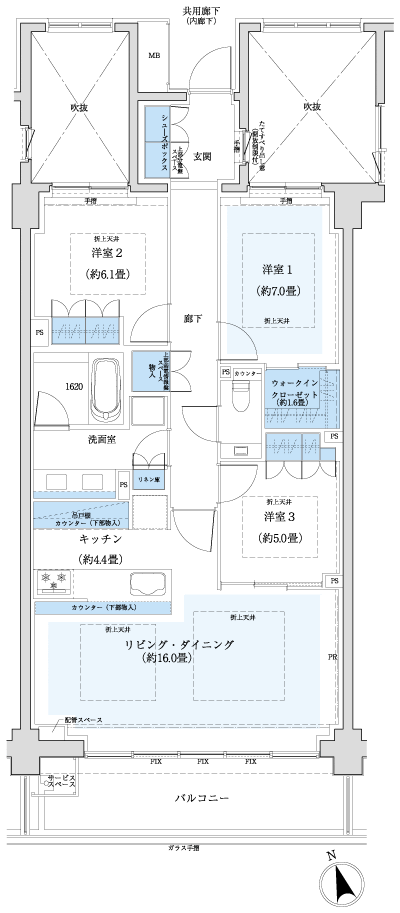 Floor: 3LDK + WIC, the occupied area: 95.02 sq m, Price: 100 million 32,079,913 yen ・ 100 million 37,222,770 yen, now on sale