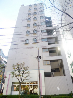 Building appearance. The first floor contains a lot of shops
