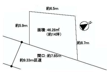 Compartment figure. 39,800,000 yen, 4DK, Land area 46.28 sq m , Building area 88.71 sq m