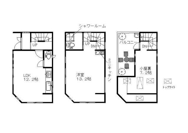59,800,000 yen, 1LDK, Land area 43.45 sq m , Building area 60.44 sq m