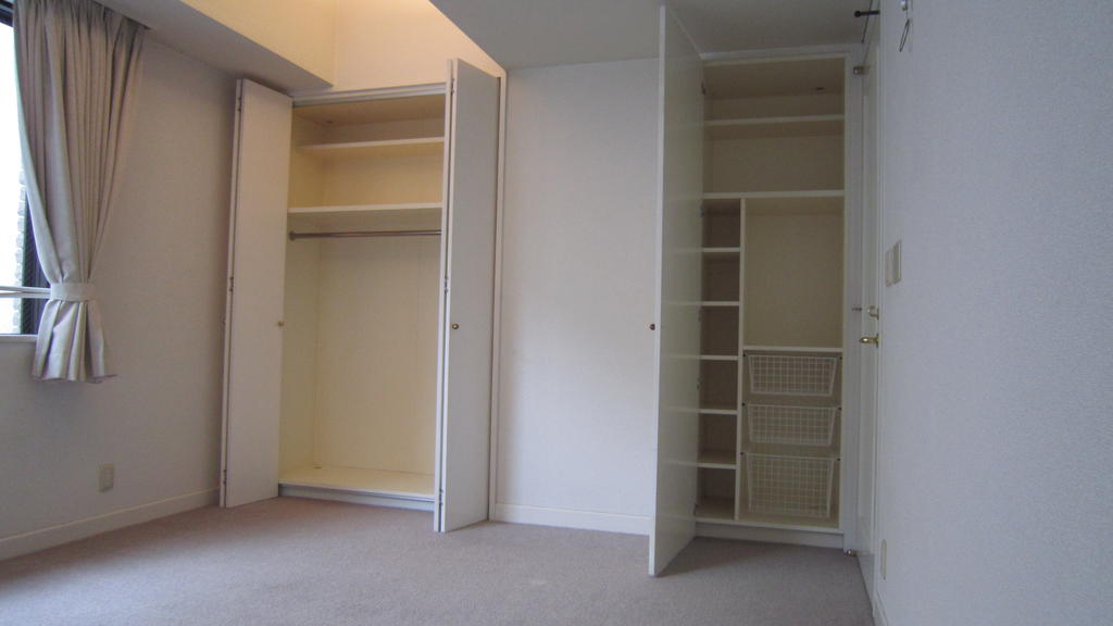 Living and room. Storage rich bedroom