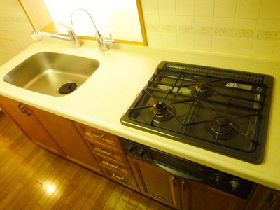 Kitchen. 3-neck gas system Kitchen