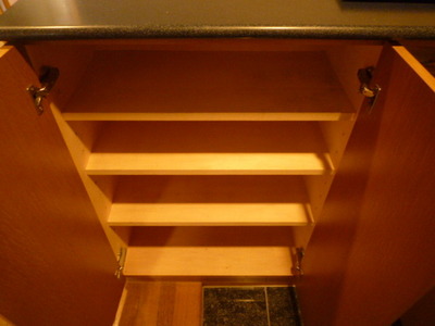 Entrance. Entrance storage