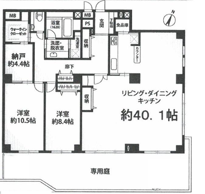 Floor plan. 2LDK + S (storeroom), Price 96 million yen, Footprint 148.48 sq m