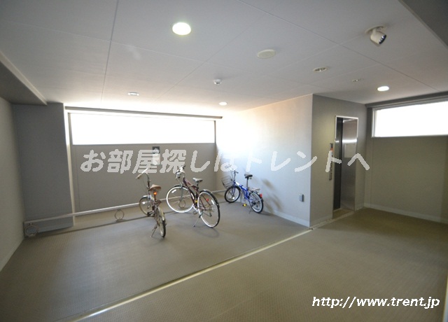 Other common areas. Bicycle parking on each floor