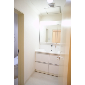 Washroom. Independent wash basin
