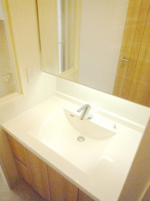 Washroom. Independent wash basin