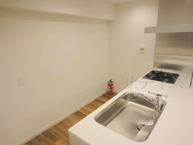 Kitchen. Also we have secured a space more than enough kitchen part!