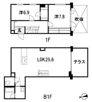 Floor: 2LDK, occupied area: 94.29 sq m, Price: 98,500,000 yen, now on sale
