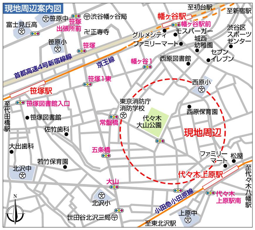 Local guide map