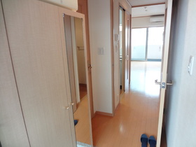 Entrance. I can not see the room because there is a door