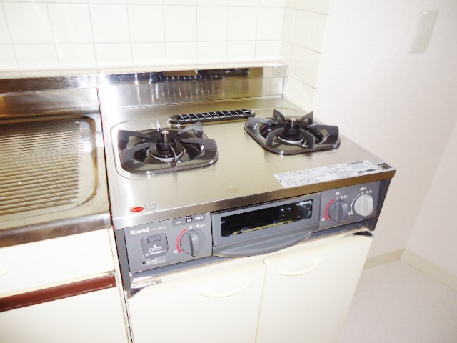 Kitchen. Gas stove has a new
