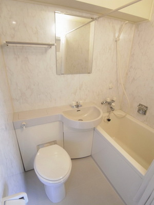 Bath. Clean bathtub