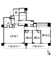 Floor: 3LDK + SIC, the occupied area: 103.36 sq m, Price: TBD