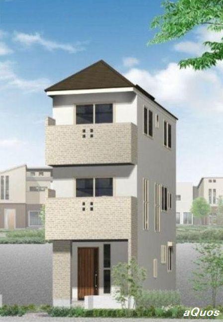 Rendering (appearance). (A Building) Rendering ~ Clear some space that does not take the diagonal lines that take advantage of the design housing characteristics of the third kind altitude district of simple modern is attractive ~