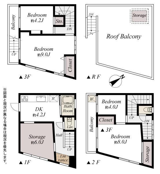 Floor plan. 39,800,000 yen, 4DK, Land area 46.28 sq m , Building area 88.71 sq m