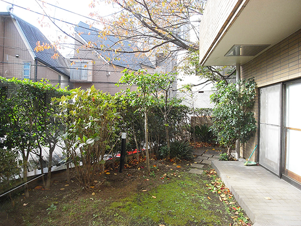 Garden. With sunny private garden