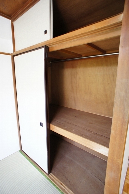 Receipt. Old-fashioned closet type is excellent storage capacity