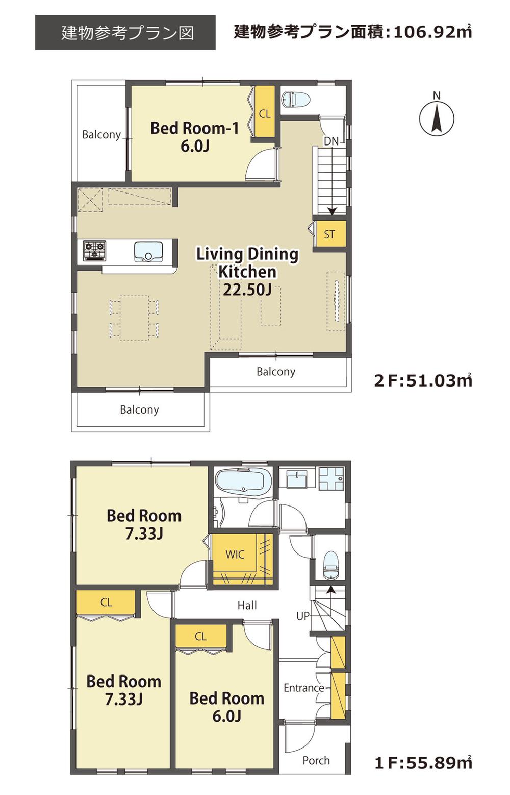 Building plan example (floor plan). Building plan example Building area 106.92 sq m